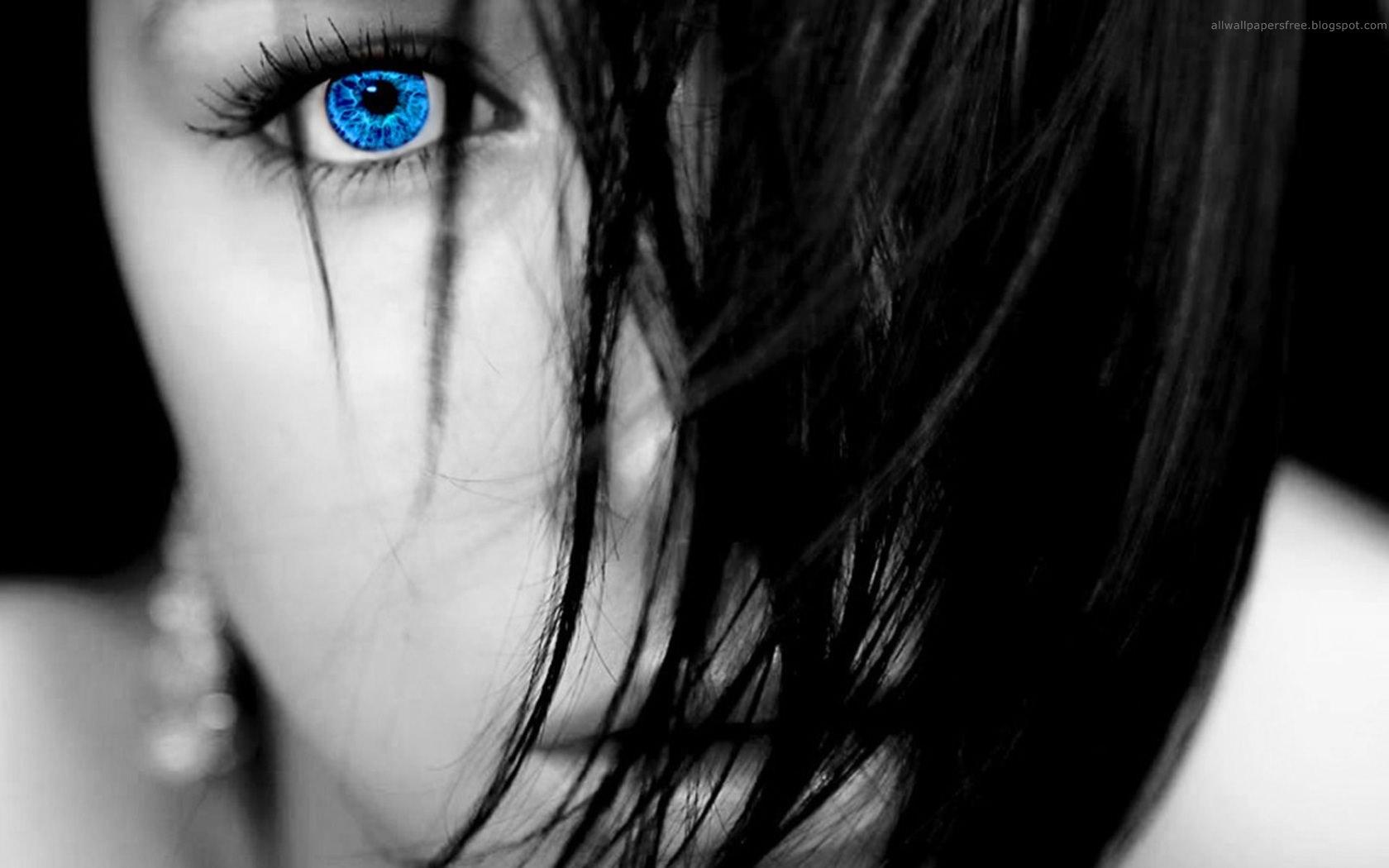 Blue Emo Eye wallpaper from Eyes wallpaper