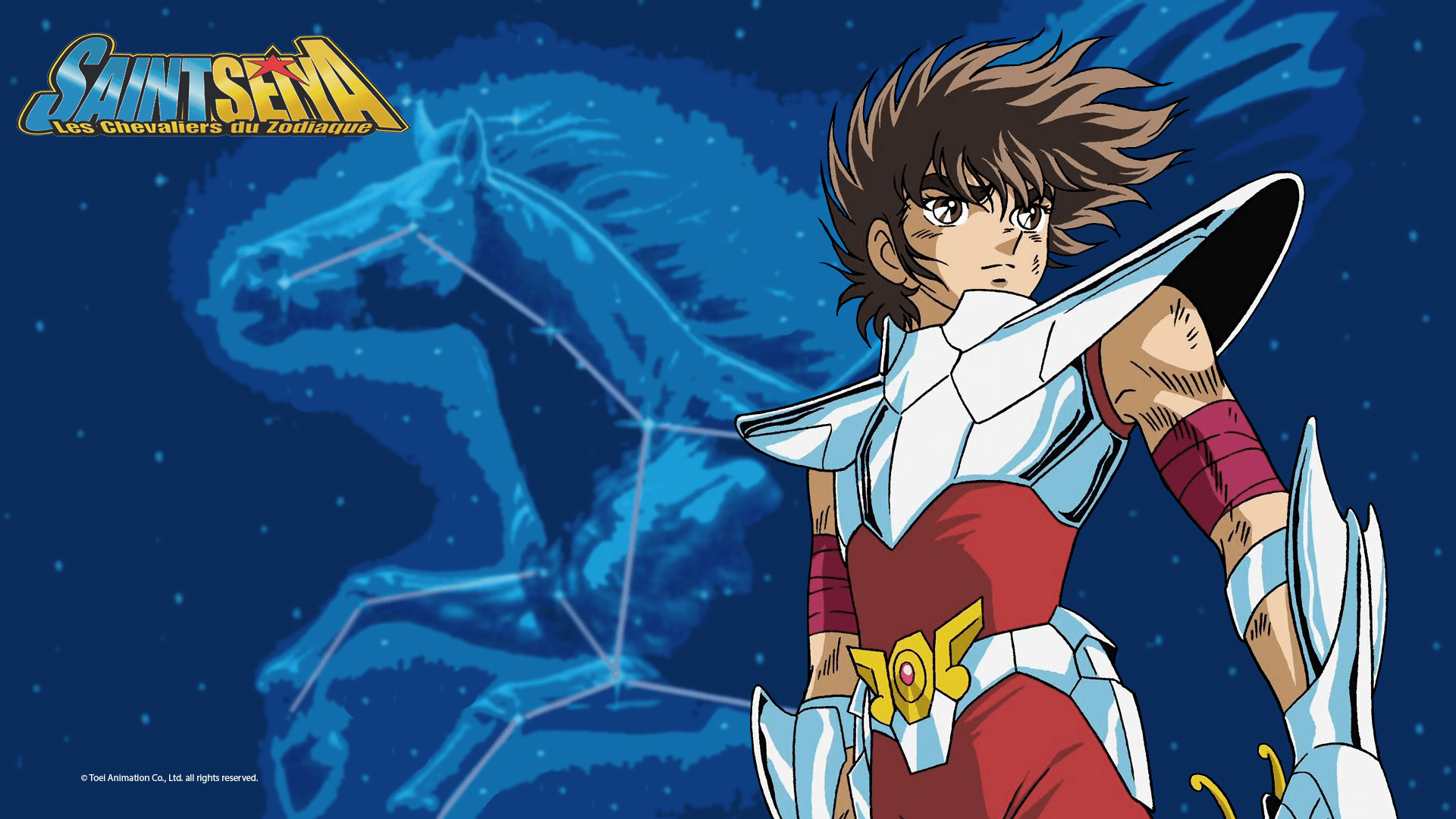 Pegasus Constellation and Seiya Full HD Wallpaper and Background