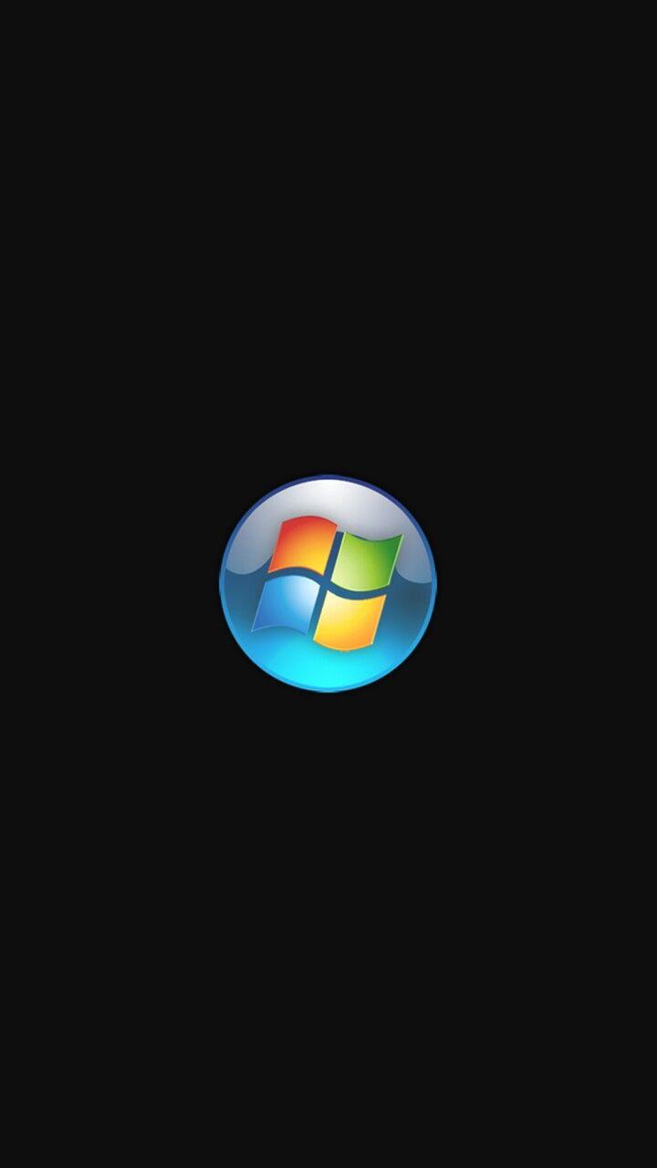 Windows logo iphone wallpaper. iPhone Black wallpaper