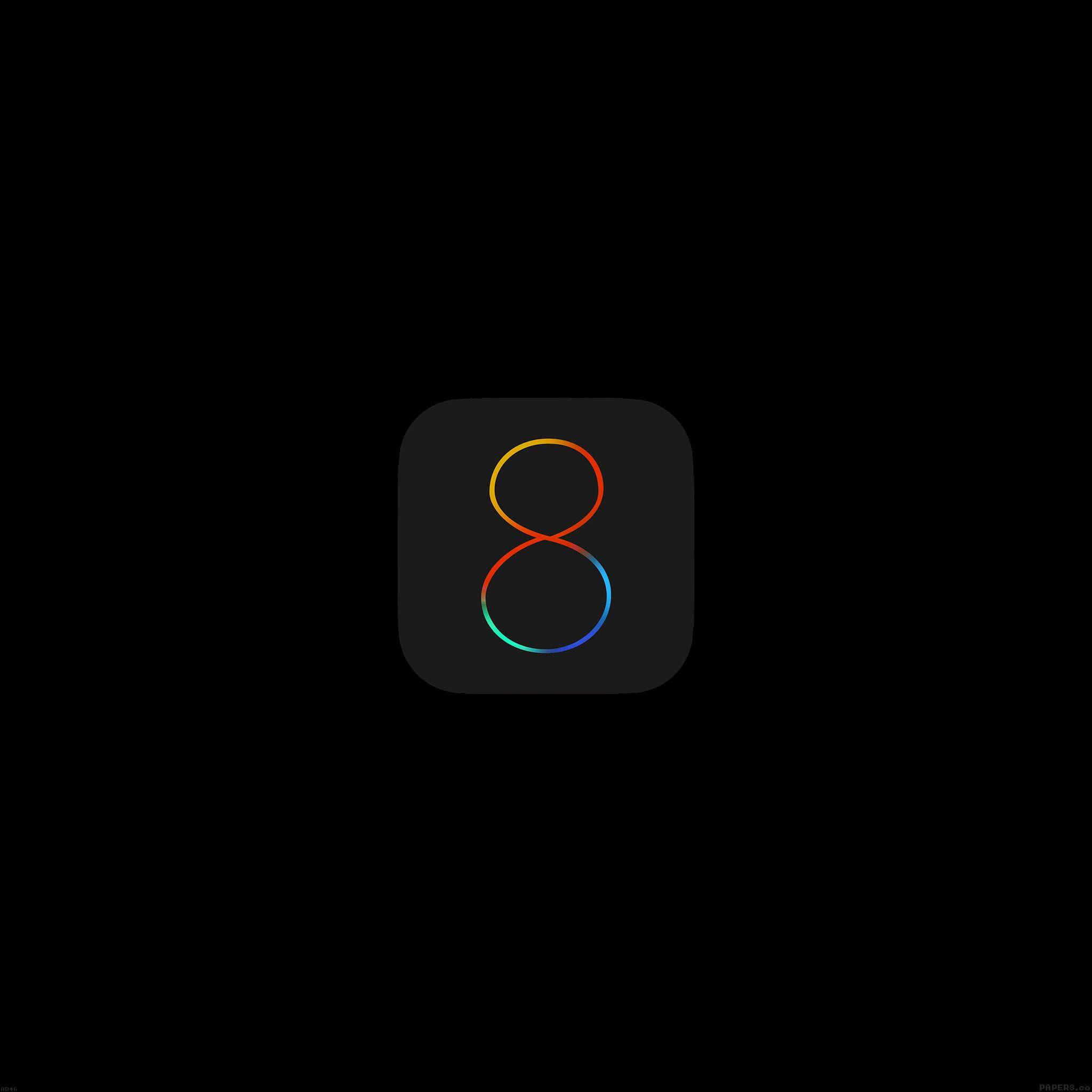 Apple Ios8 Dark Logo