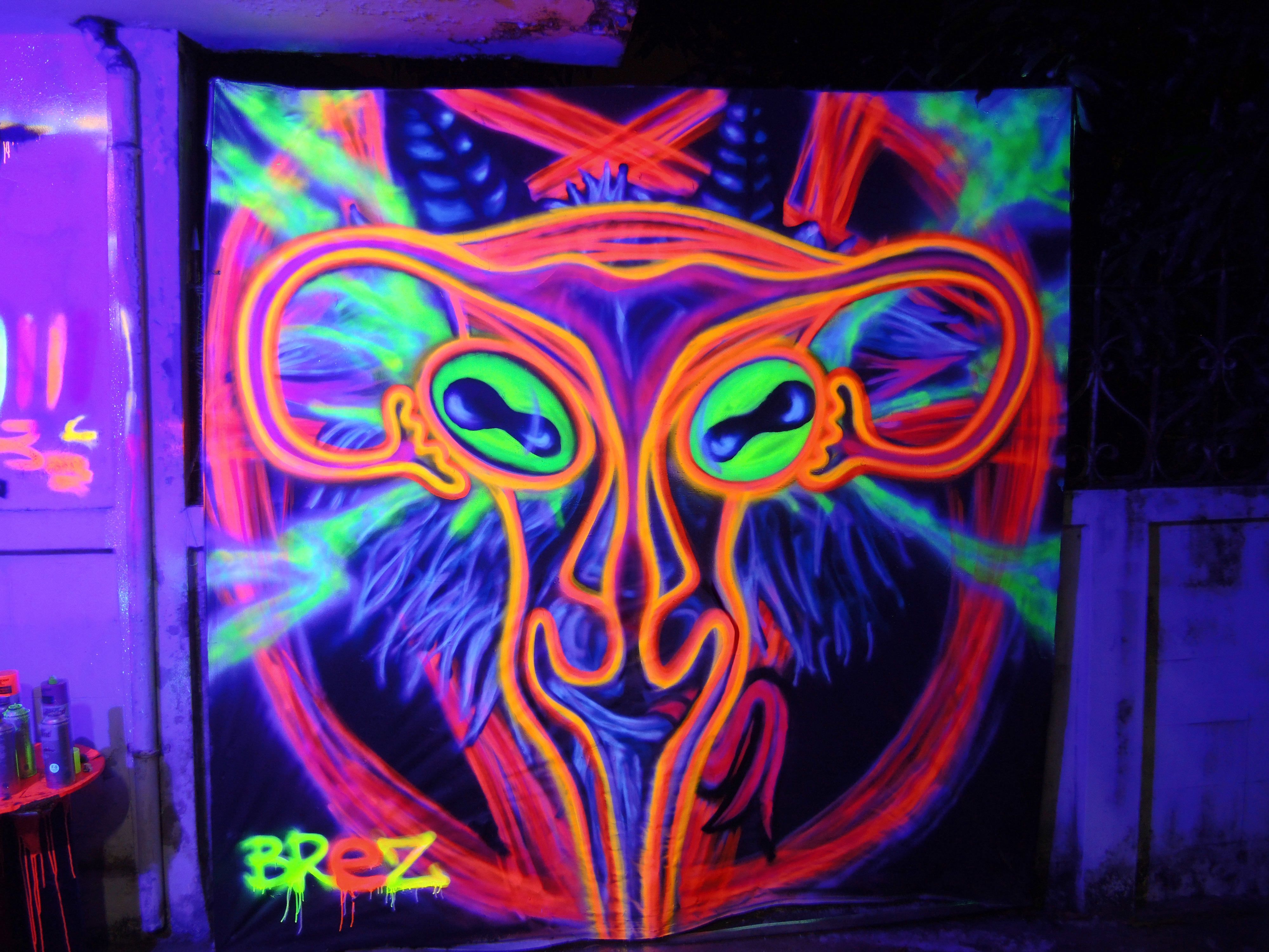 Vinni Kiniki Graffiti & Mural Artist for hire Sigil of Baphomet X