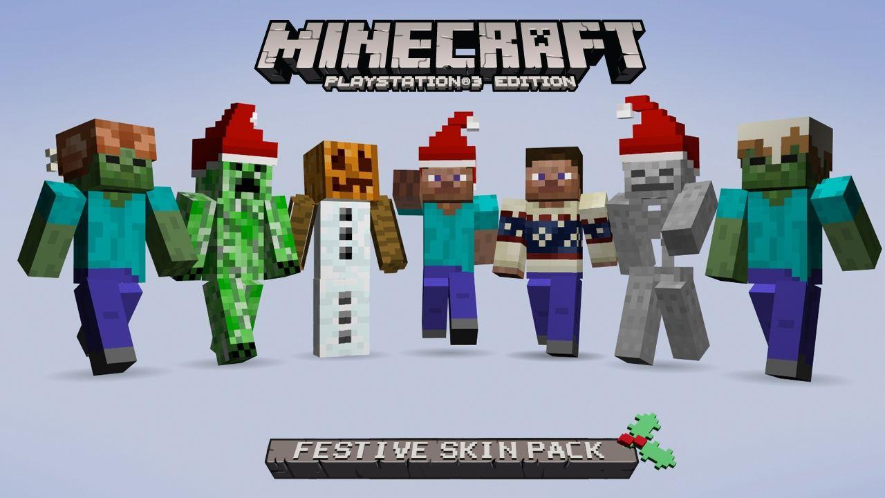 Minecraft Festive Skin Pack on PS3. Official PlayStation™Store UK