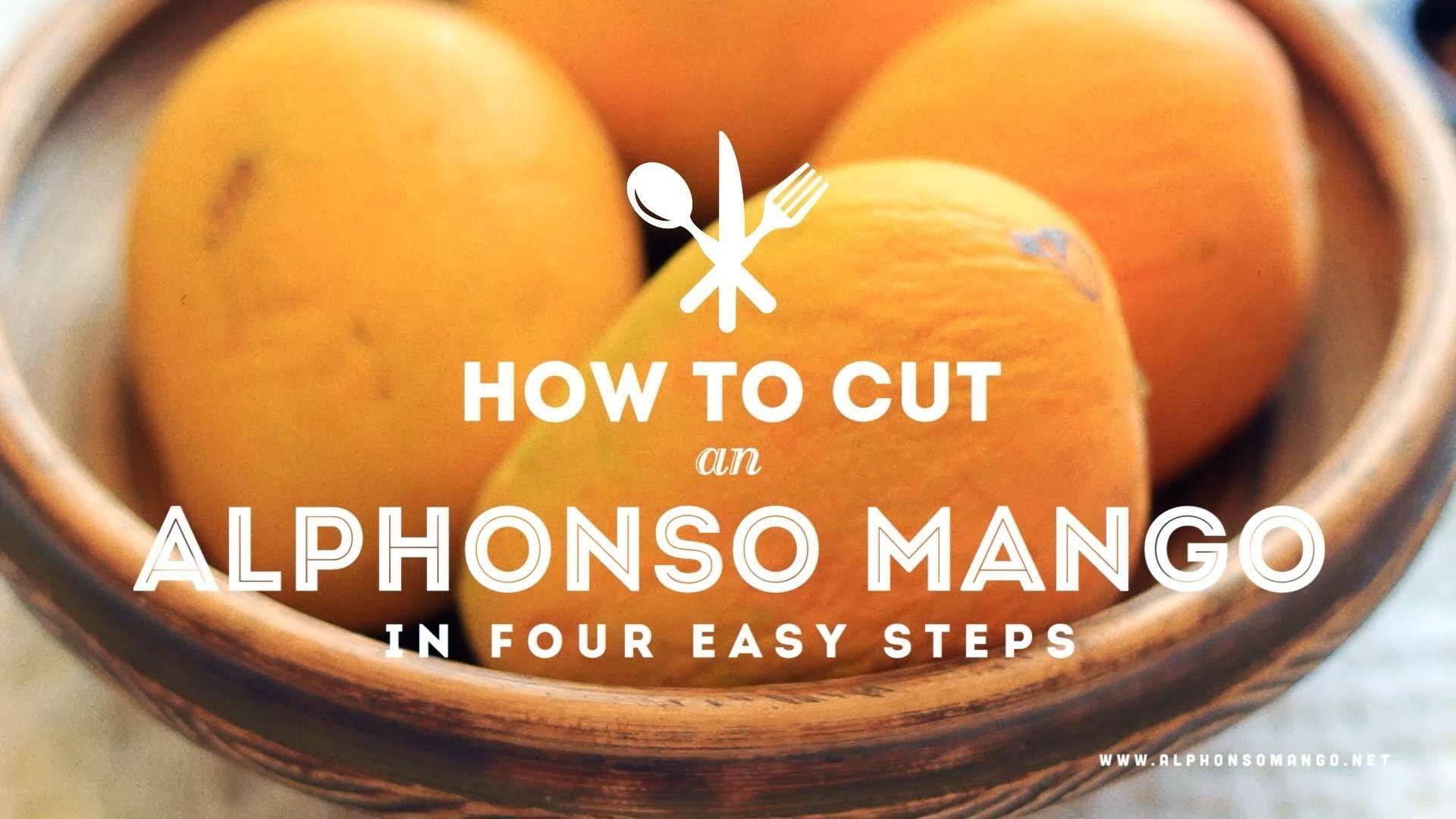 How to cut an Alphonso mango? / Альфонсо манго