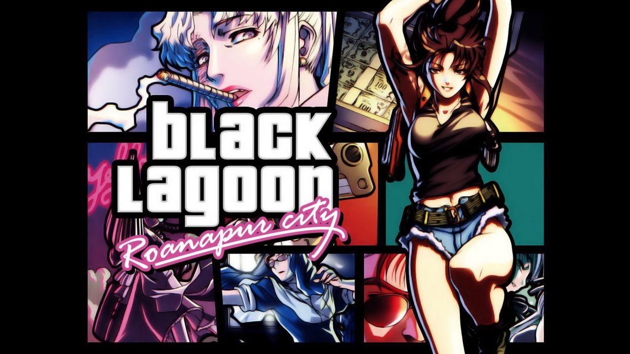 Black Lagoon Revy anime girls wallpaperx1080