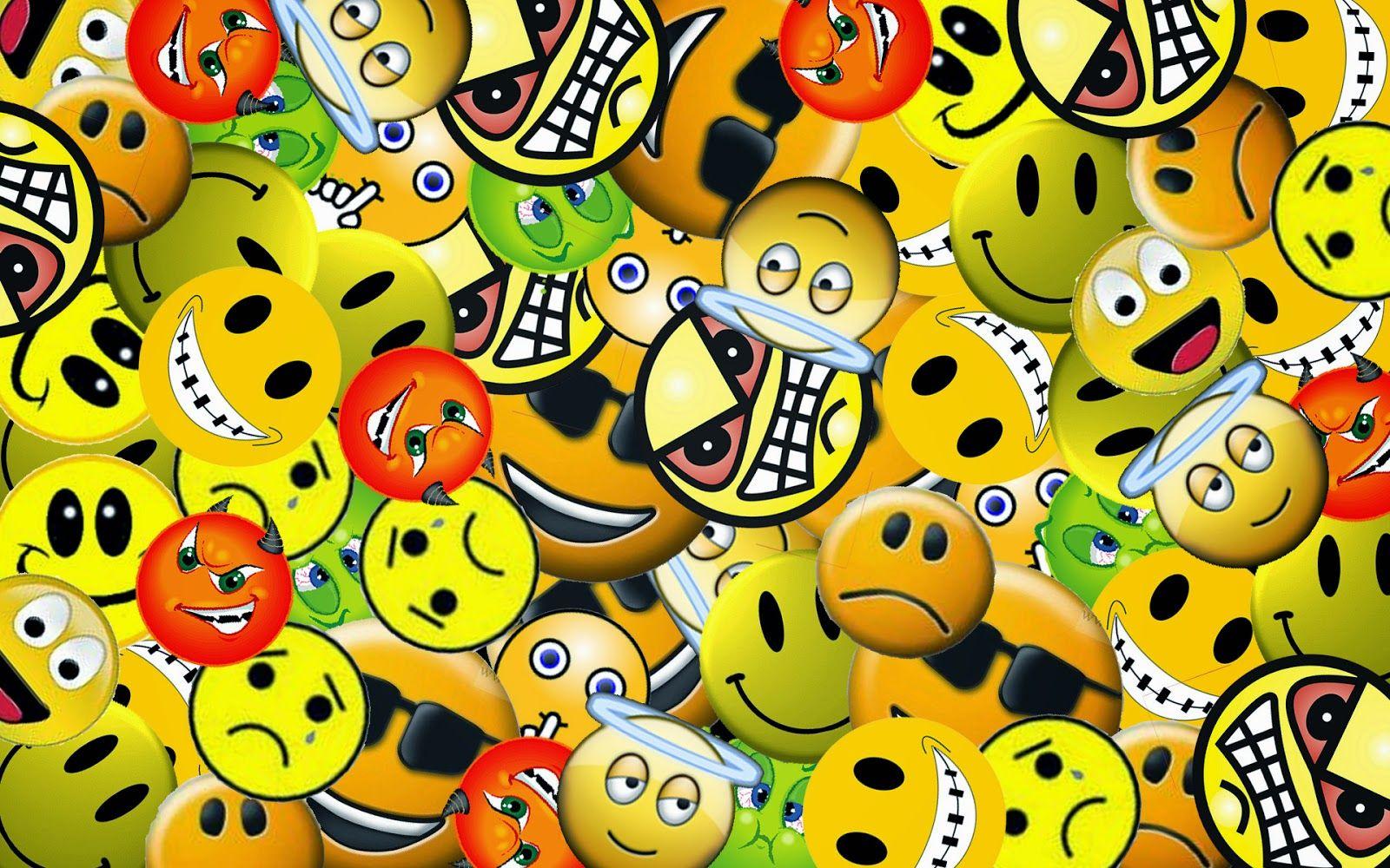 smiley face background HD wallpaper for mobile Facebook free download