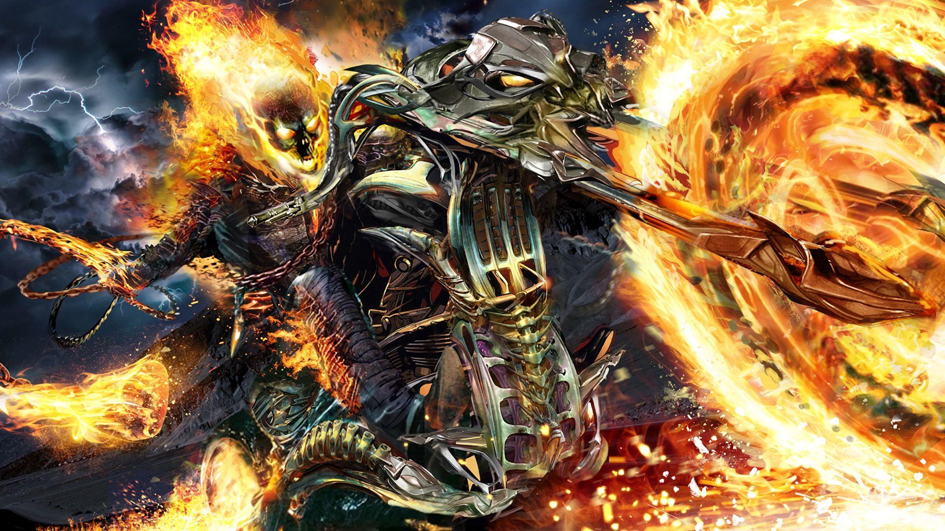Ghost Rider. Marvel Universe Wallpaper
