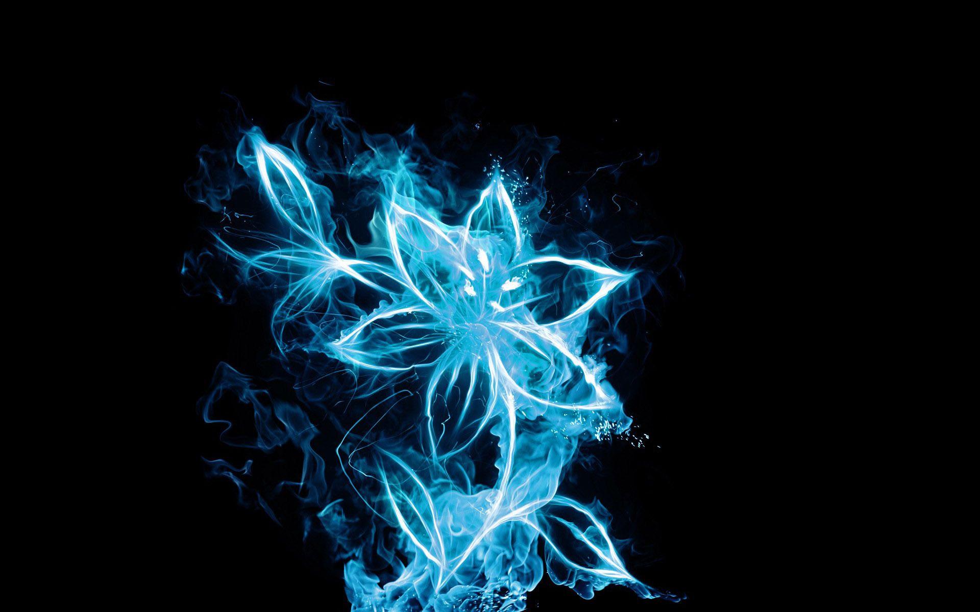 Wallpaper: Blue Flame Wallpaper