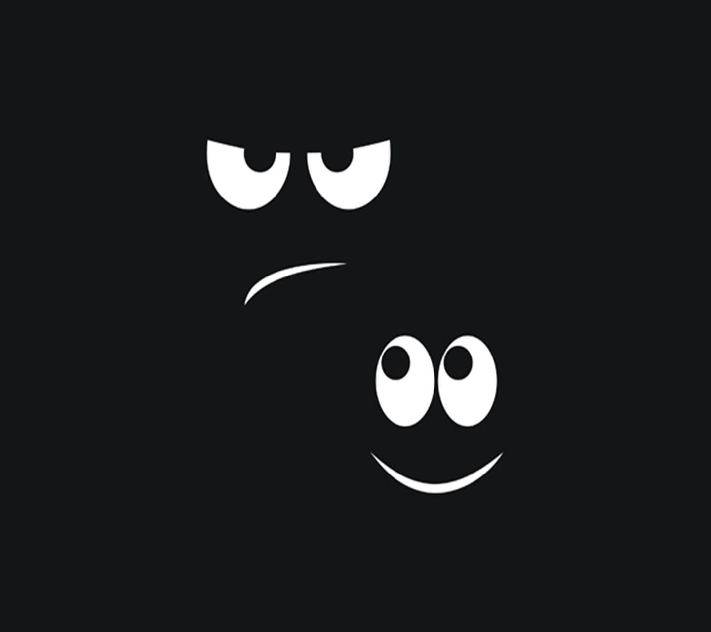 Good and Bad Happy and Angry Smiley Wallpaper. SidRehmani. Sid