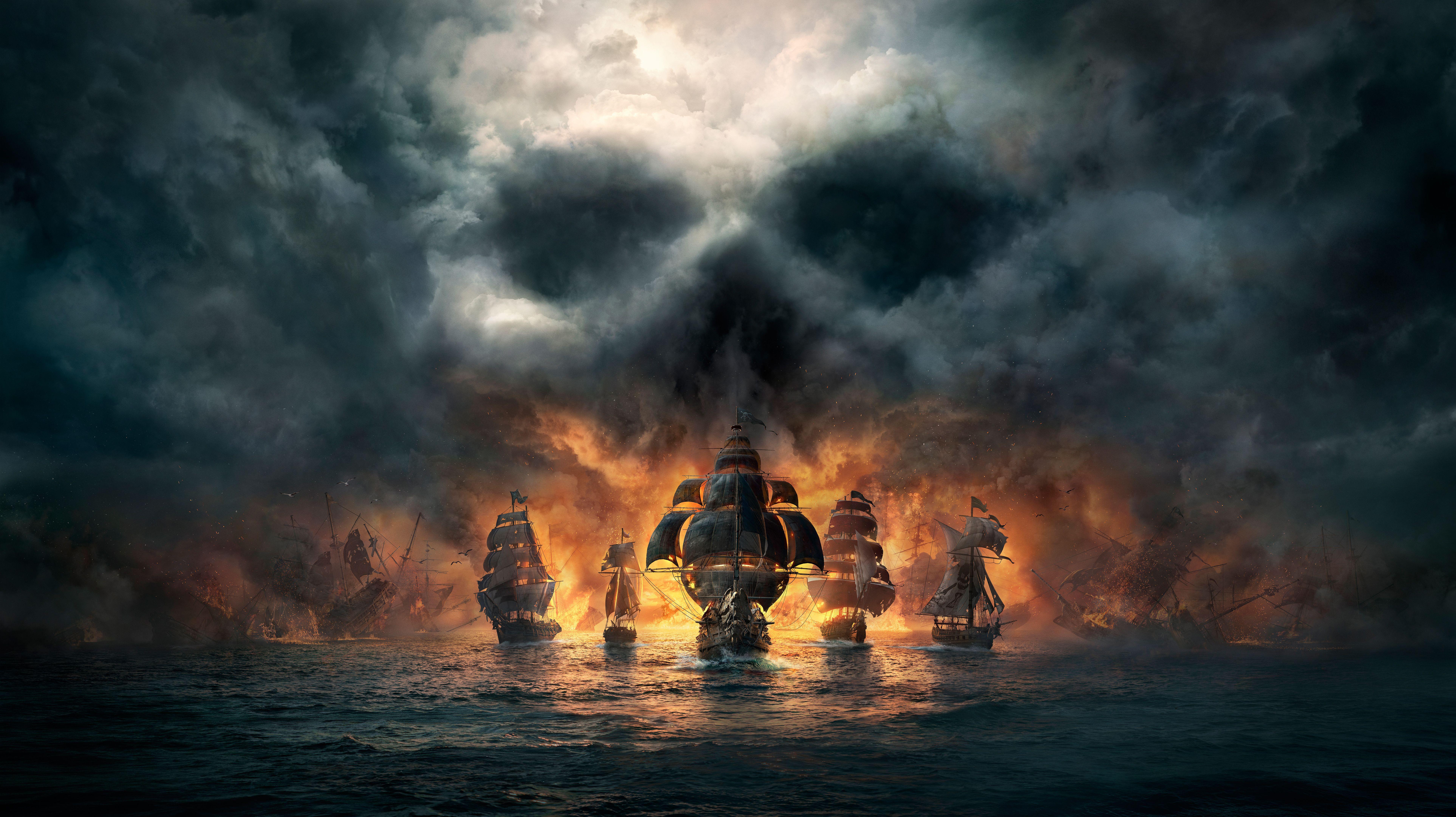 Wallpaper Skull and Bones, E3 2017, 4K, 8K, Games