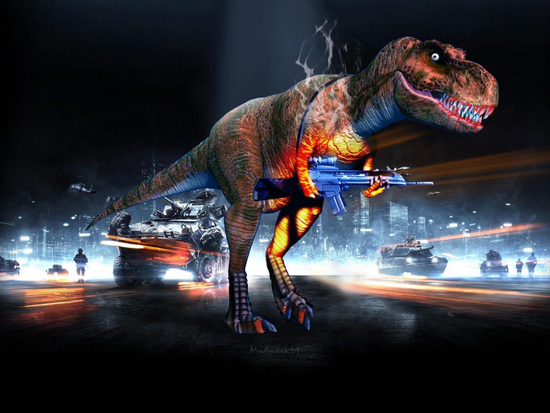 Battlefield 3 Dino Mode HD desktop wallpaper, Widescreen