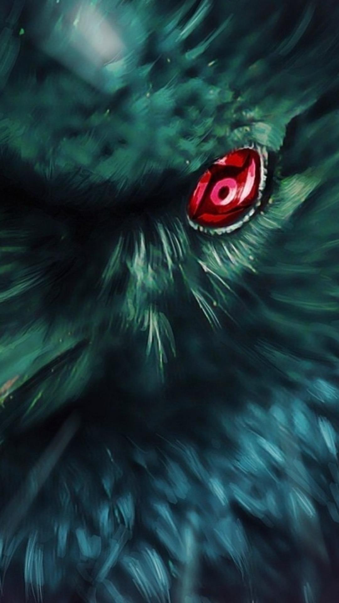 Birds naruto: shippuden sharingan crows ravens wallpaper