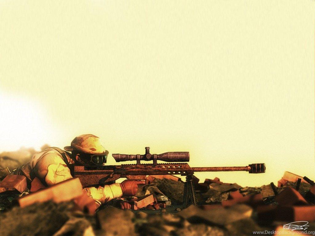 Marine Sniper Wallpaper HD Desktop Background