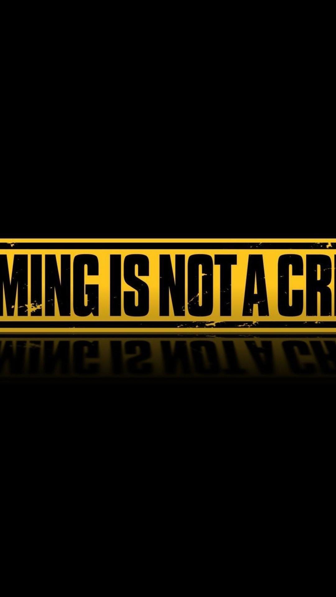Black background crime gaming text wallpaper
