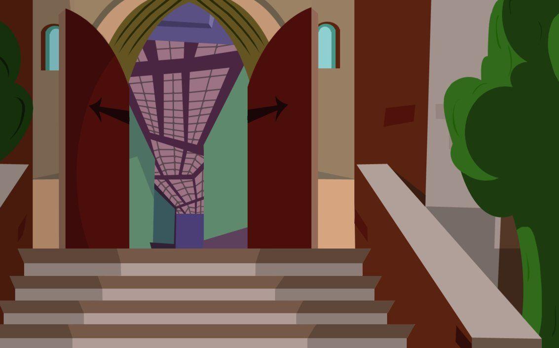 Monster High School Stairs Background By Teddy Beard