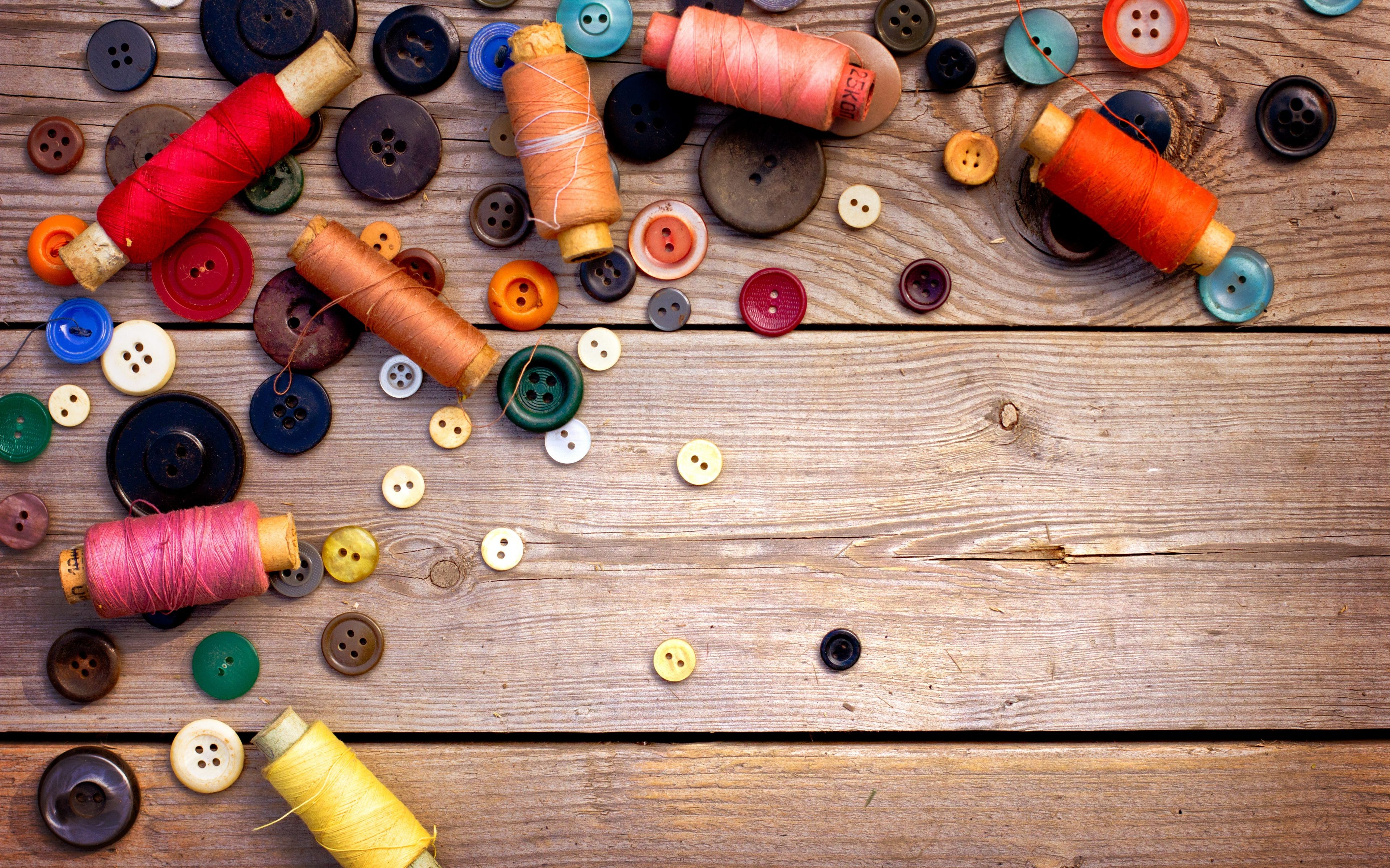 Buttons Sewing Wallpaper 49686 3840x2400 px