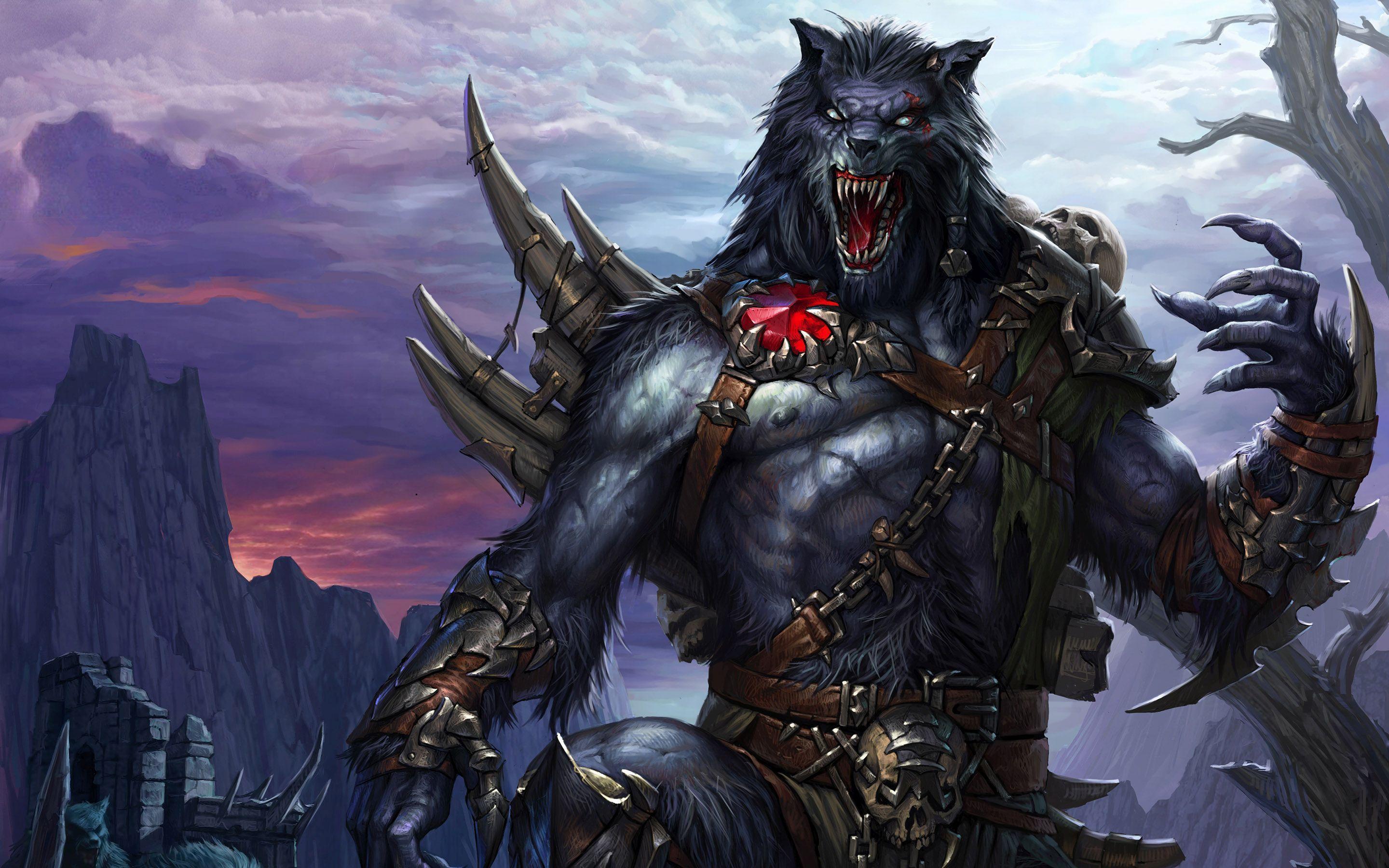 HD Werewolf Monster Scary Full HD Wallpaper Full Size