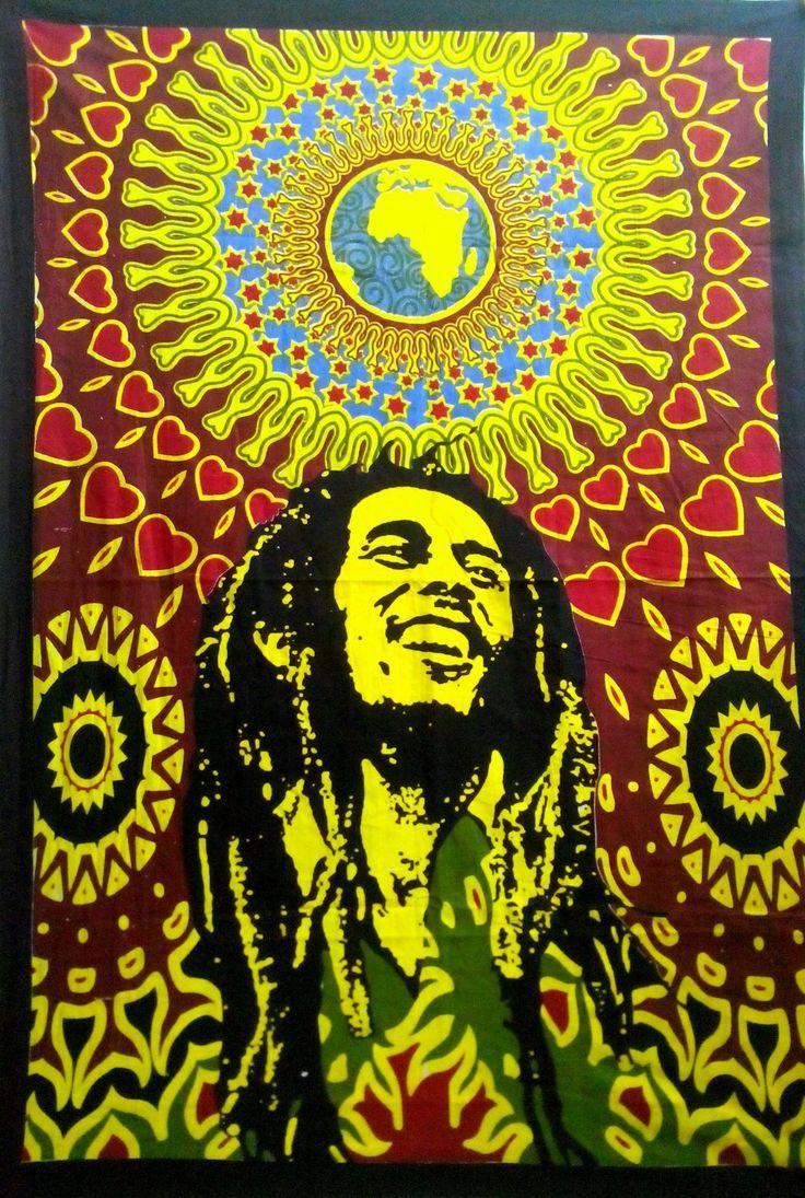 Wall Art: Cotton Hippie Wall Art Hanging Bob Marley