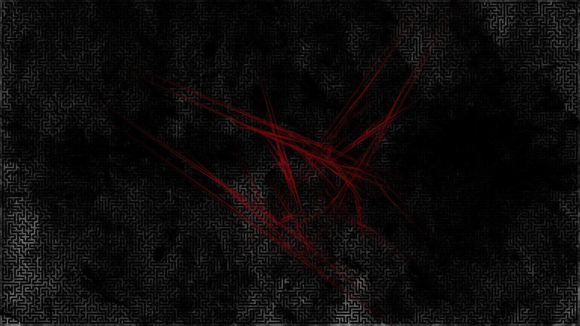 Black And Red Abstract Free Wallpaper
