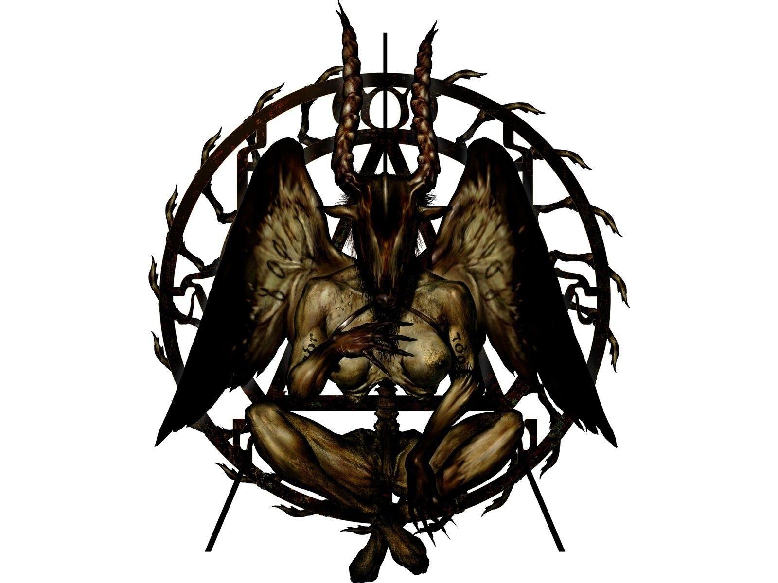symbol horns devil baphomet satanic 1600x1200 wallpaper High Quality