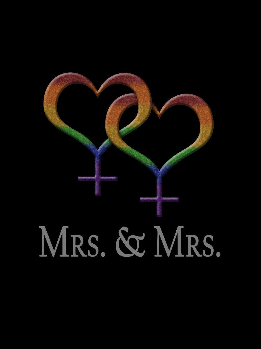 Mrs. and Mrs. Lesbian Pride