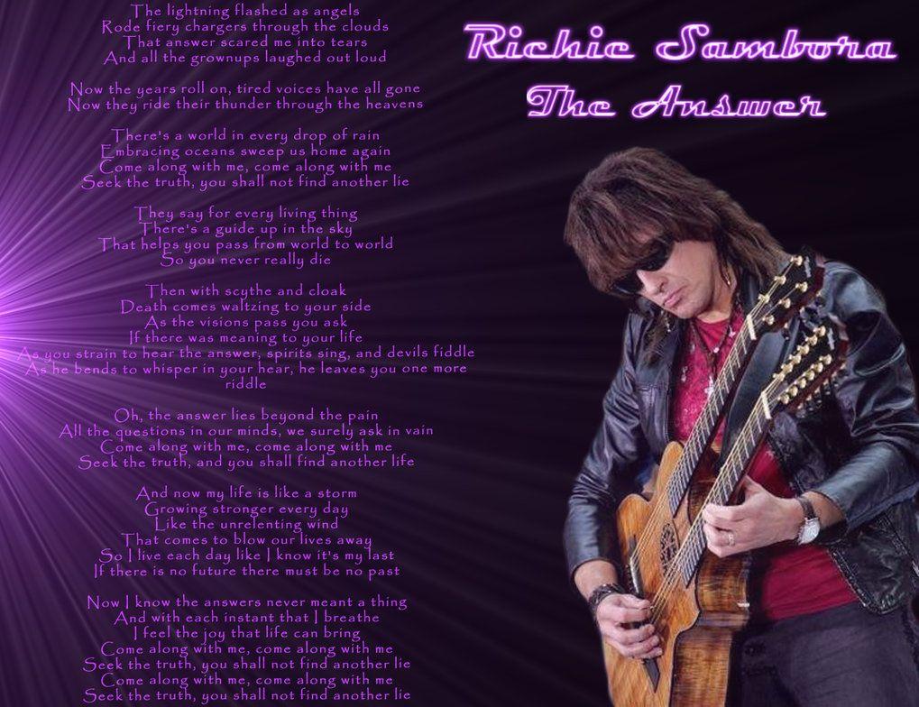 Richie Sambora -The Answer
