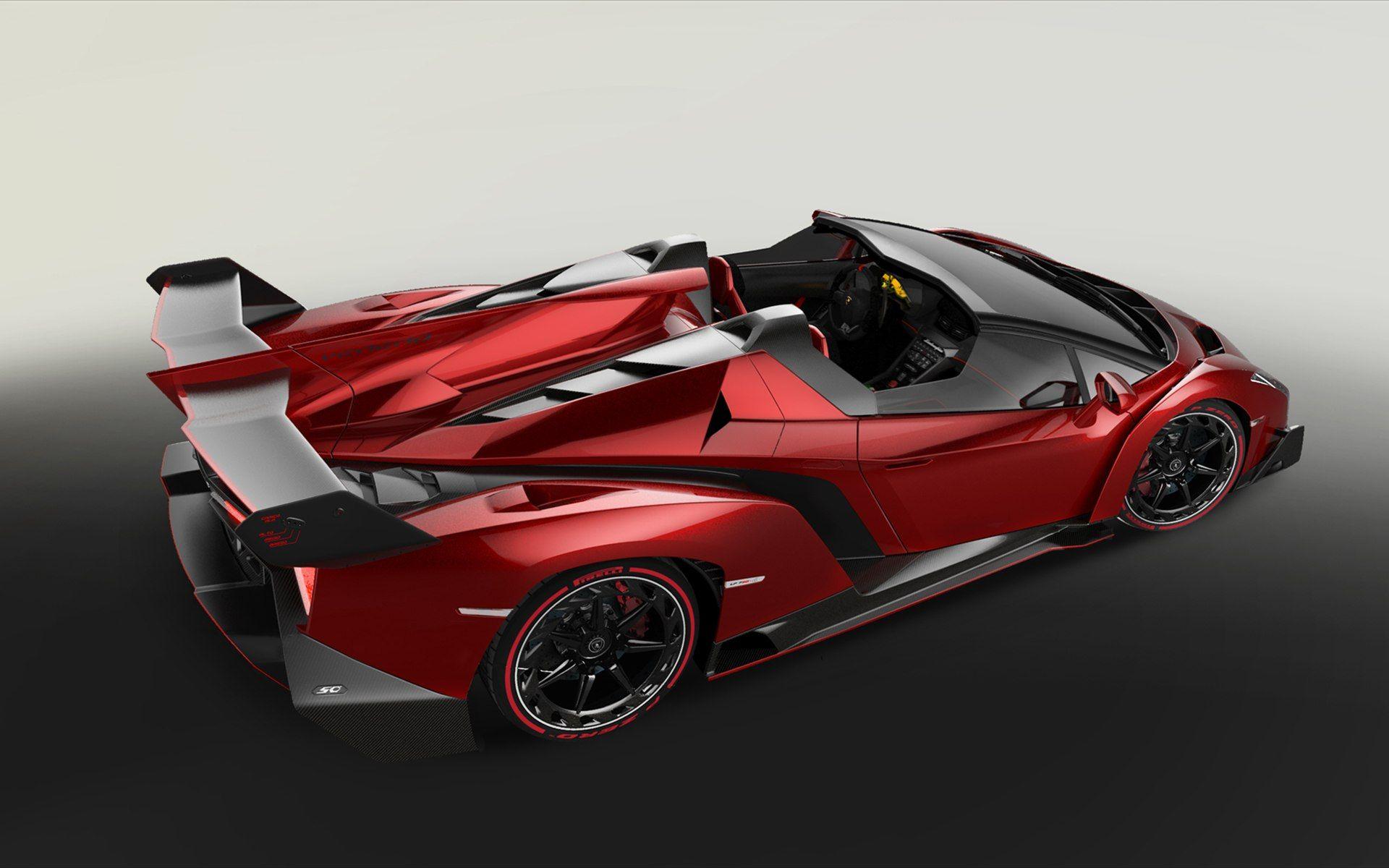 Lamborghini Veneno Roadster 2014 Widescreen Exotic Car Wallpaper
