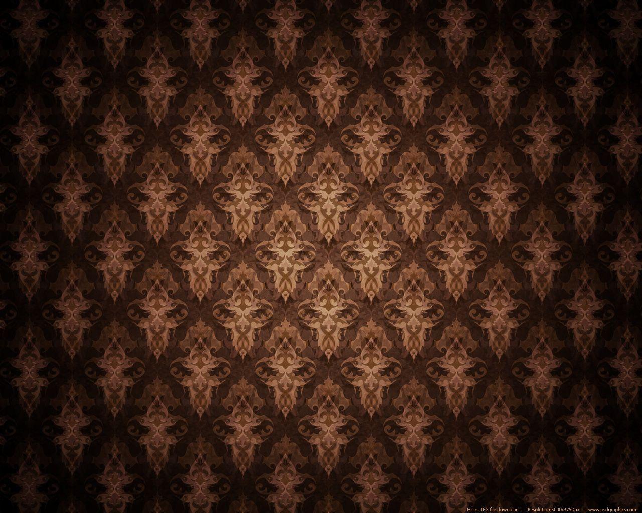 Brown wallpaper like this captures the feel I'd like to portray