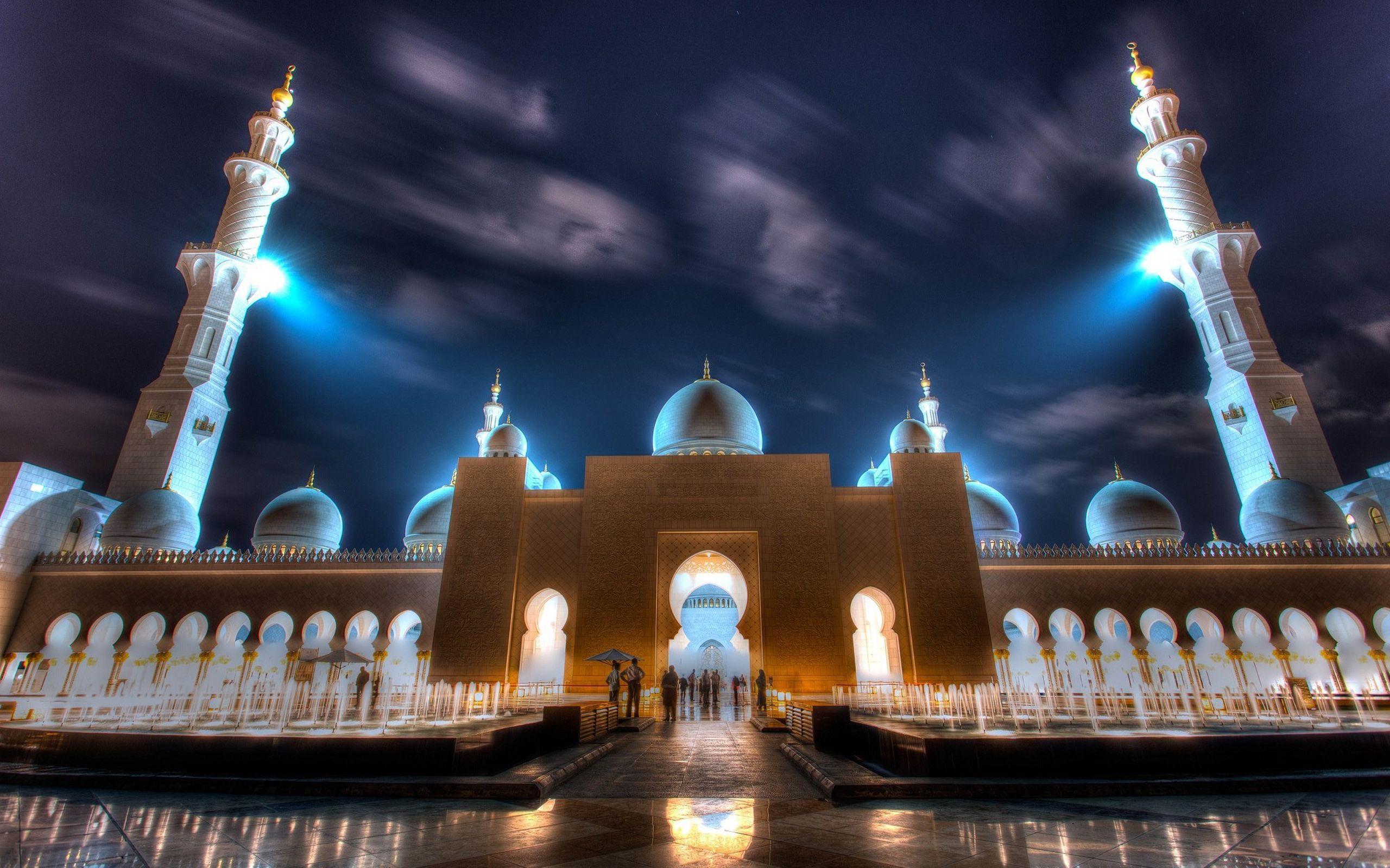 Grand Mosque In Abu Dhabi Sheikh Zayed United Arab Emirates Desktop