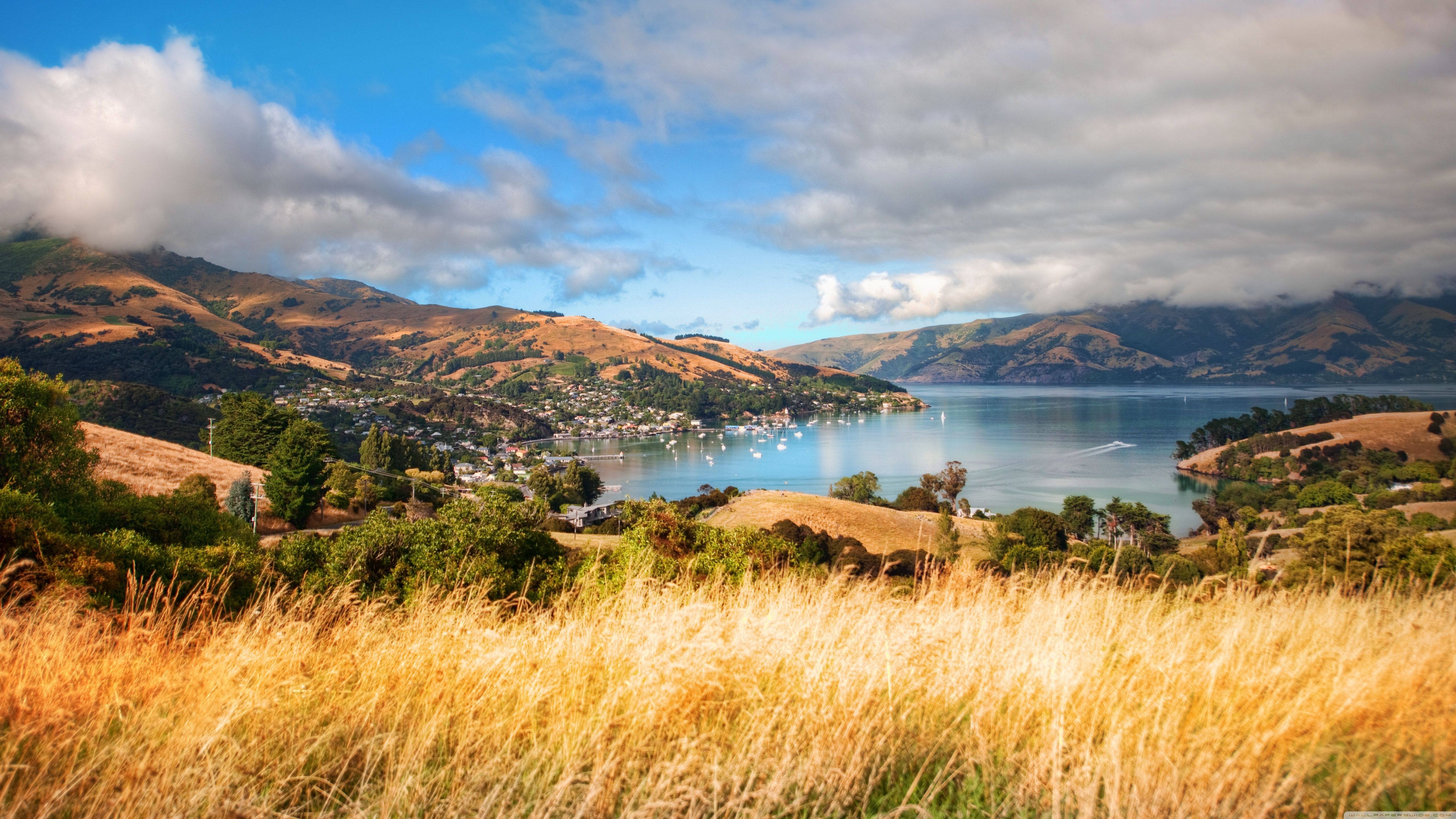 Akaroa, New Zealand ❤ 4K HD Desktop Wallpaper for 4K Ultra HD TV