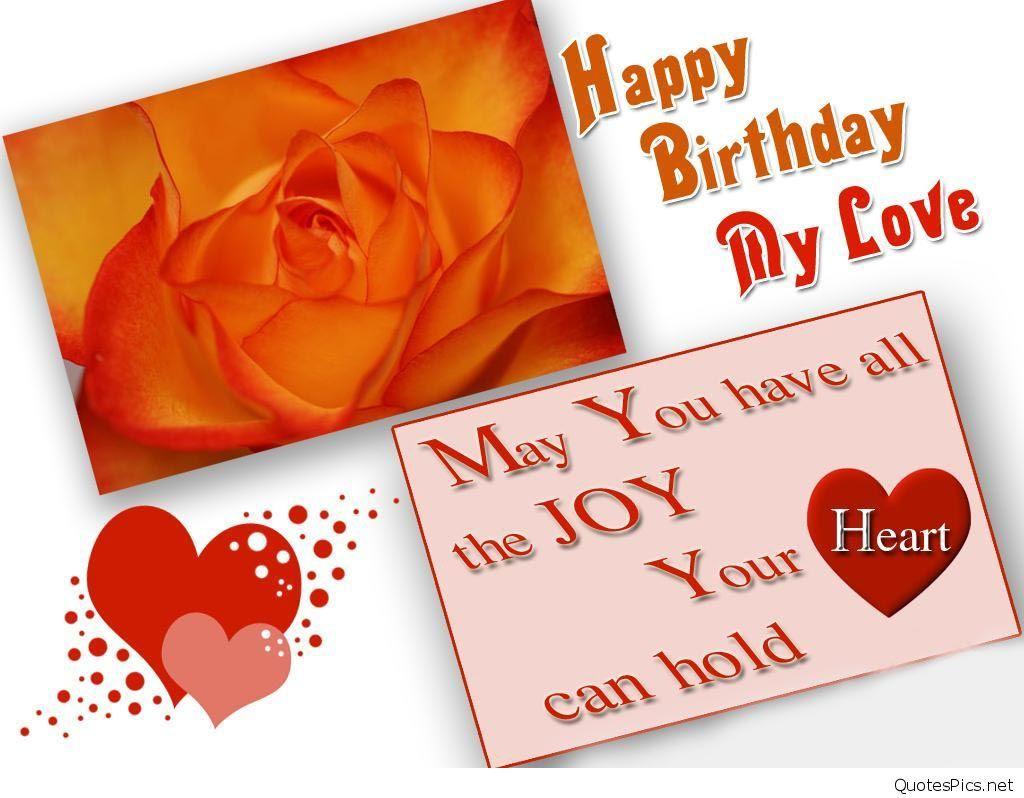 happy birthday my love red roses