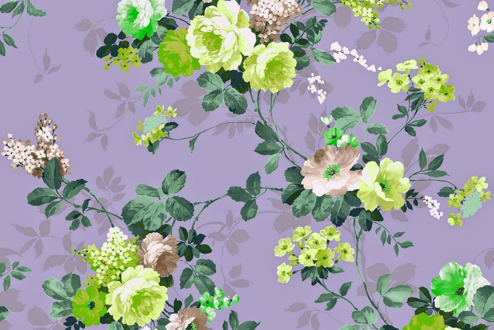 Doodlecraft: Vintage Floral Wallpaper Freebies!. NATURE IN ANOTHER