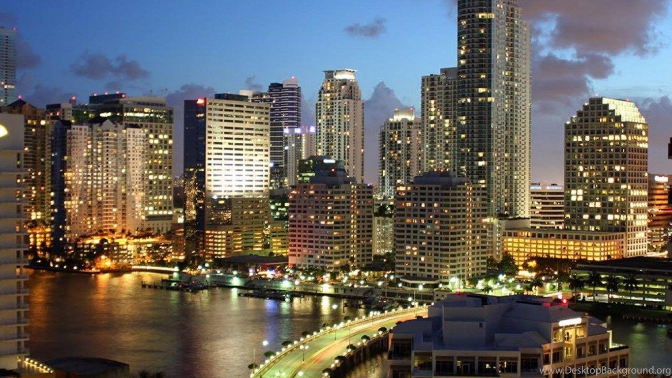 Miami Skyline HD Wallpapers - Wallpaper Cave