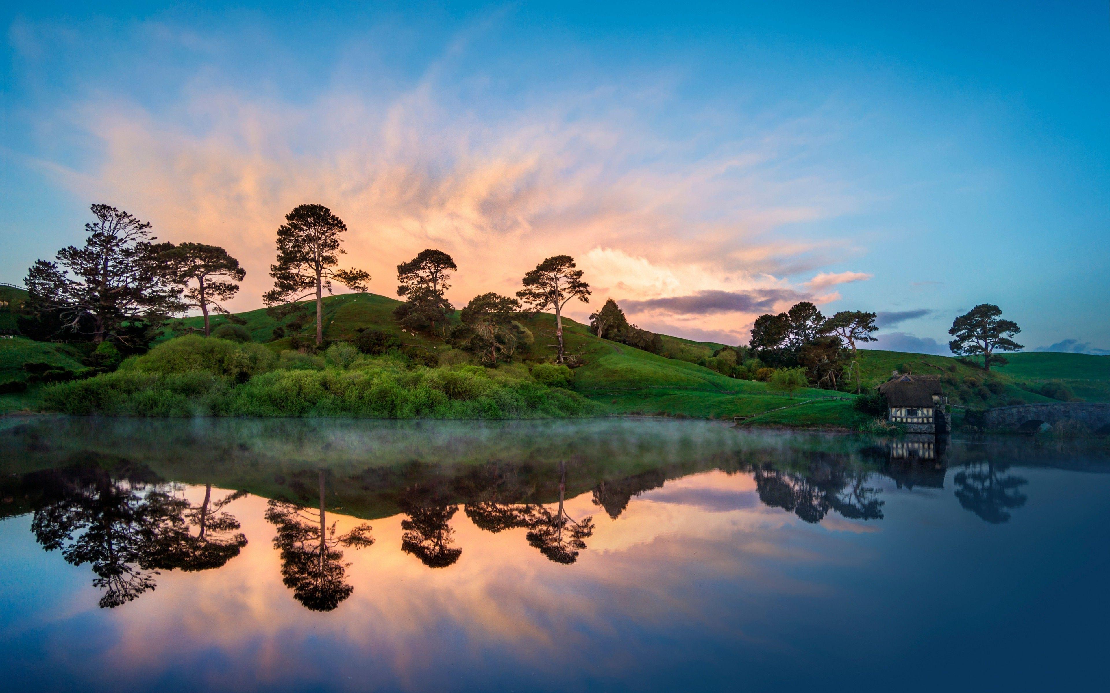 New Zealand, Landscape, Hobbiton Wallpaper HD / Desktop and Mobile