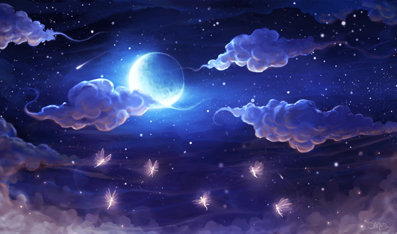 Fantasy Night Sky Wallpaper and Background Imagex900