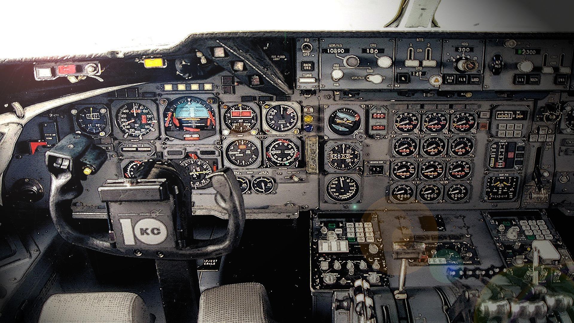 Kc 10a Extender Cockpit HD Desktop Wallpaper, Widescreen