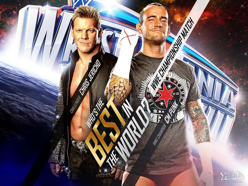 NEW! Road to WrestleMania 28: Chris Jericho vs. CM Punk wallpaper