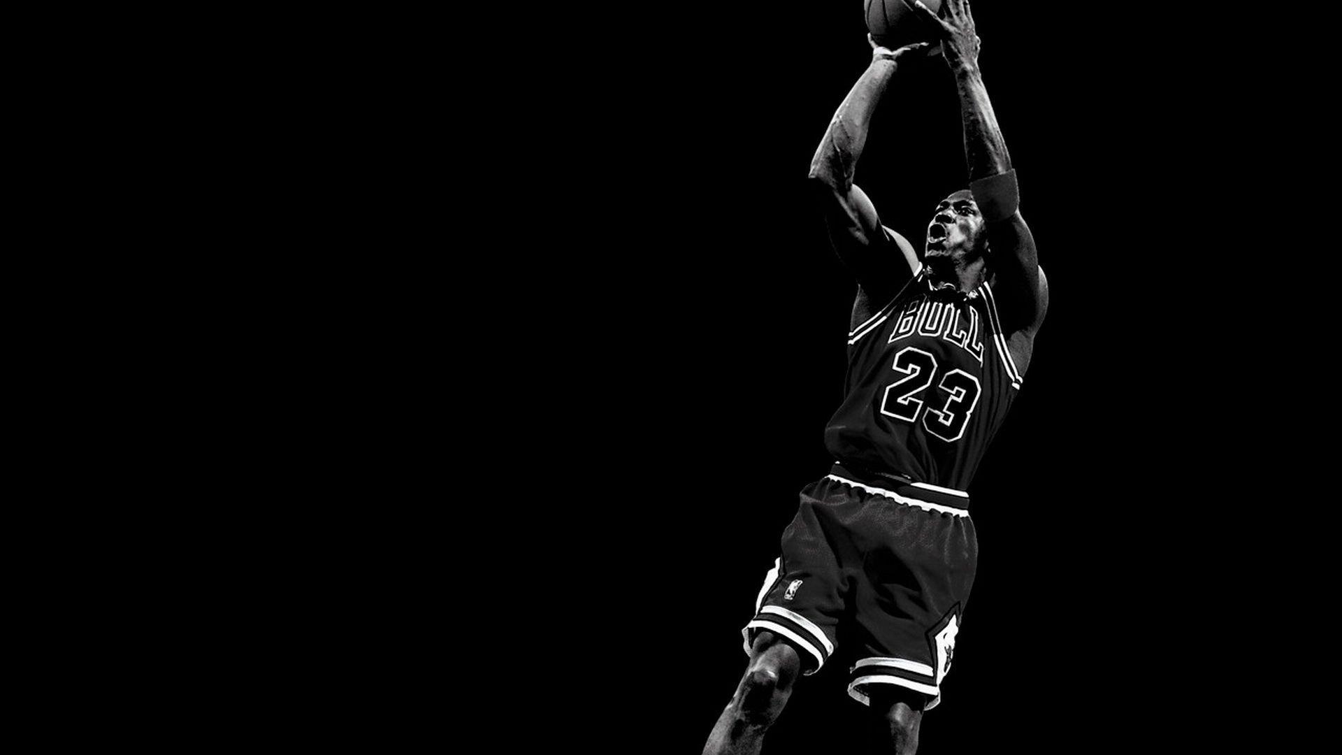 Michael Jordan Black And White Wallpaper #JOe