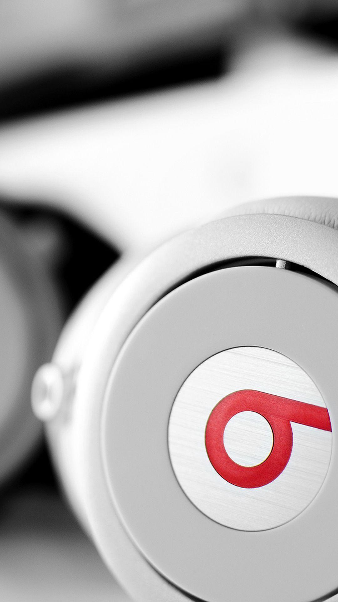 White Beats Headphones #iPhone #wallpaper. iPhone 8 wallpaper