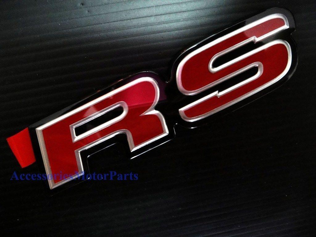 REAR LOGO RS FOR HONDA JAZZ FIT GE 2008 2012 Emblem Car Parts