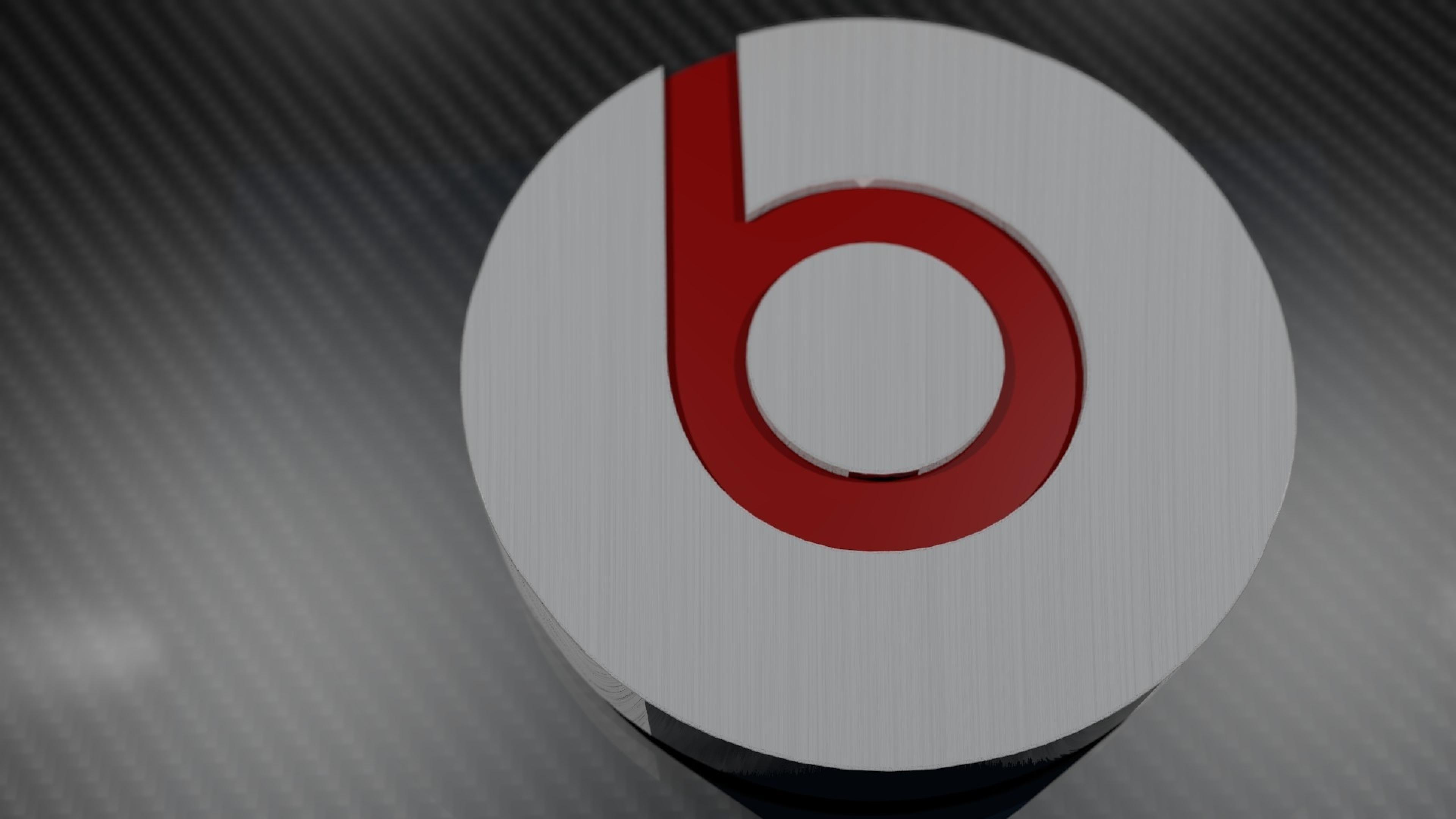 Beats Logo Music Brands Black Wallpaper Deskto Wallpaper