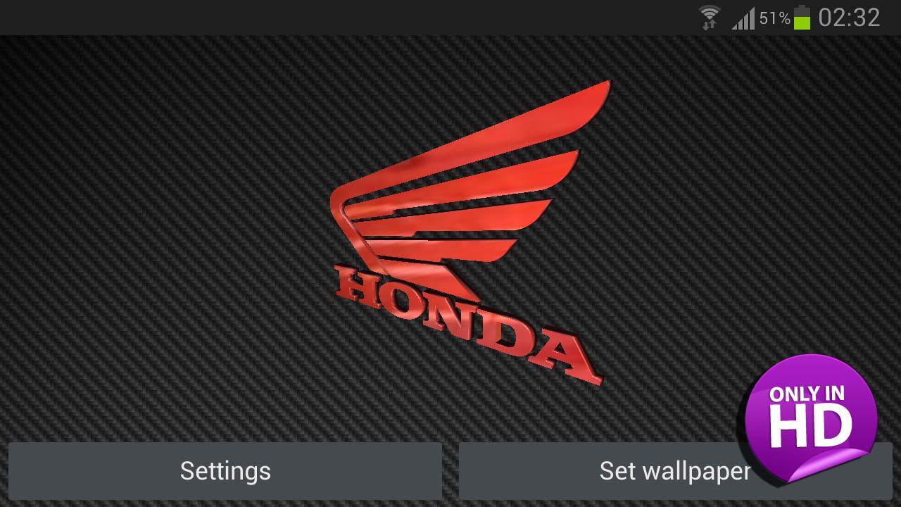 3D HONDA Logo Live Wallpaper for (Android) Free Download on MoboMarket