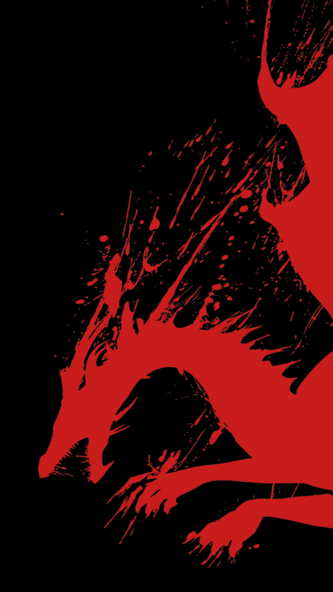 ScreenHeaven: Red dragon black background hq photo desktop