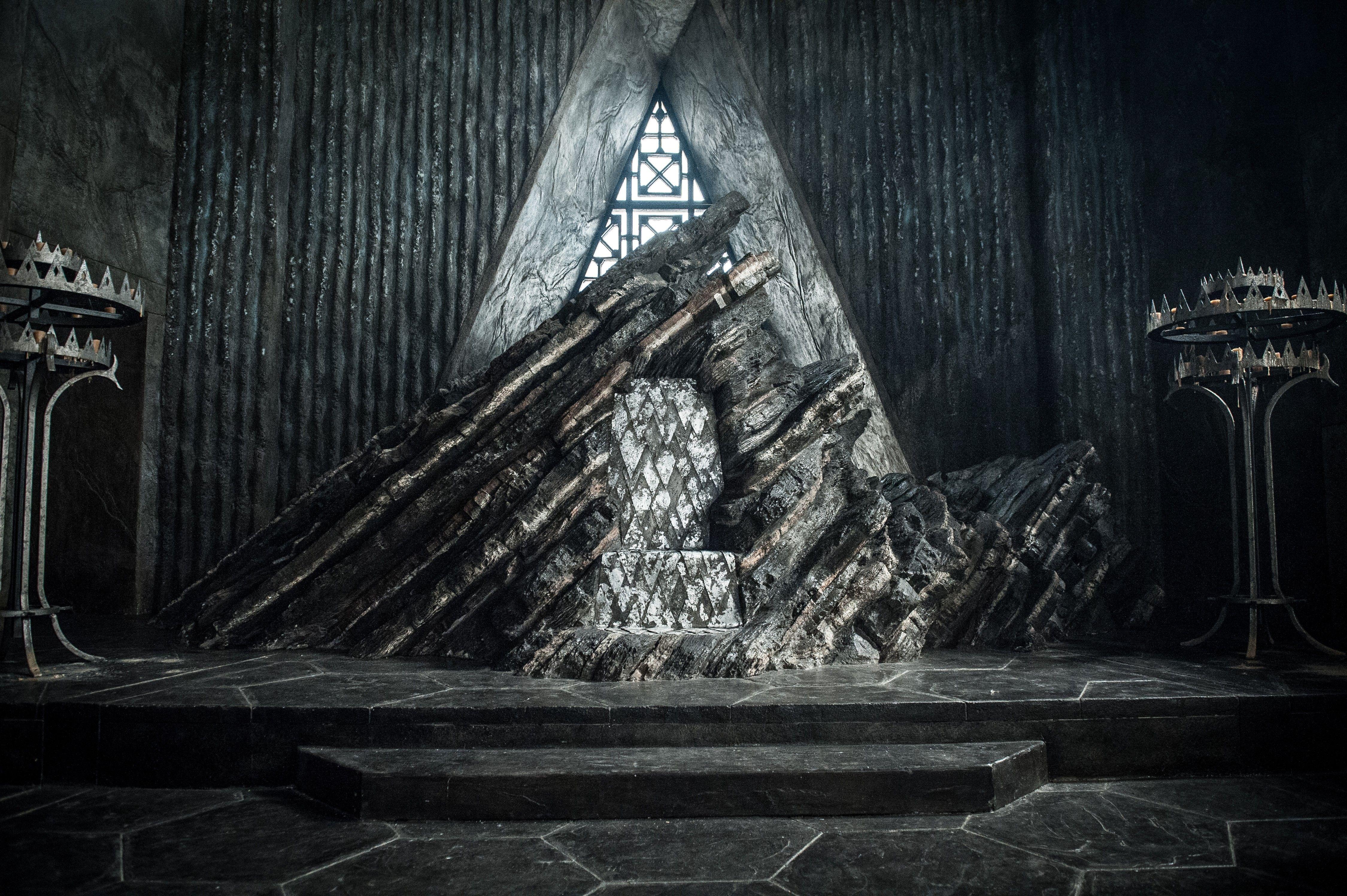 Wallpaper Iron Throne, Game of Thrones, Season 4K, TV Series