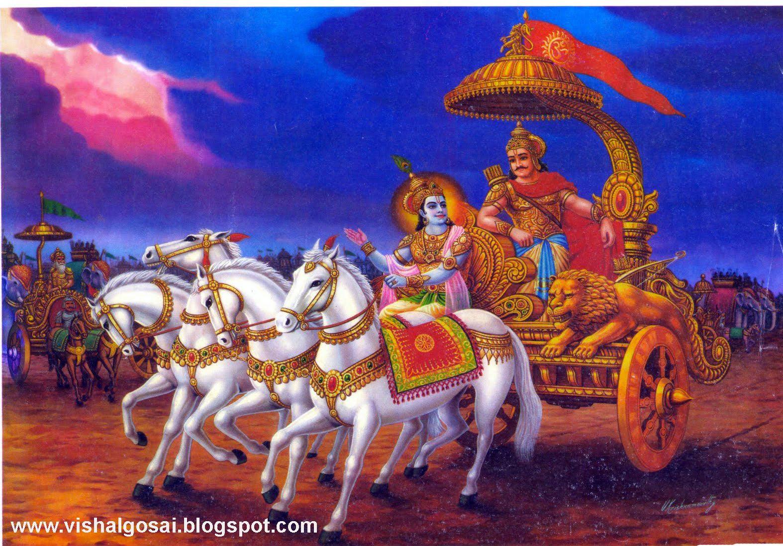 Lord Krishna And Arjuna HD Wallpapers - Wallpaper Cave