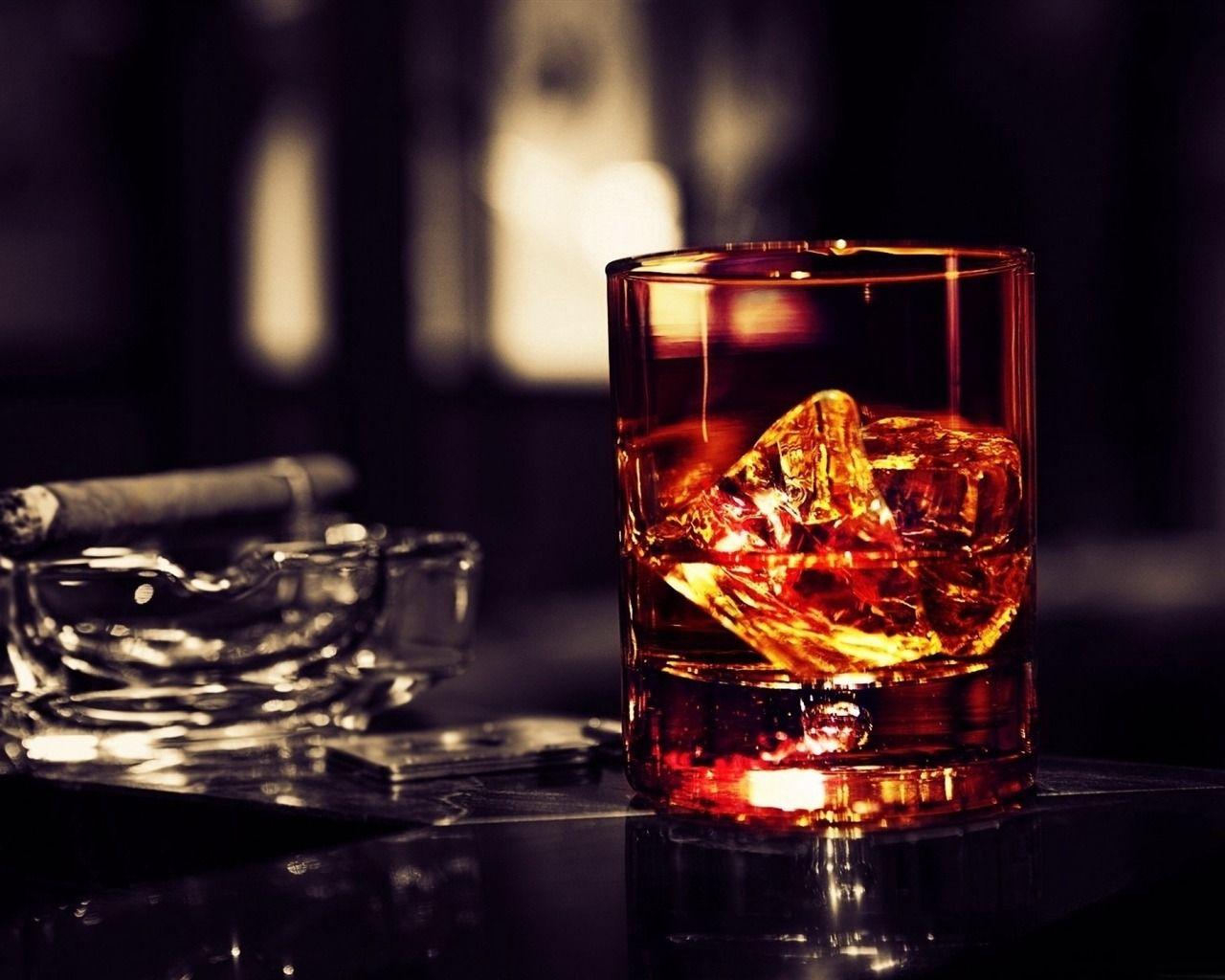 Whisky Glass Fruit Food HD Wallpaper 1280x1024 Download