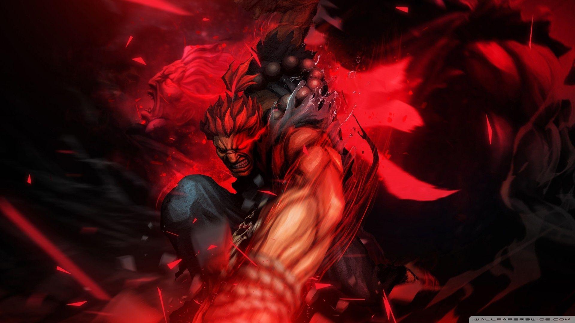 street fighter wallpaper oni