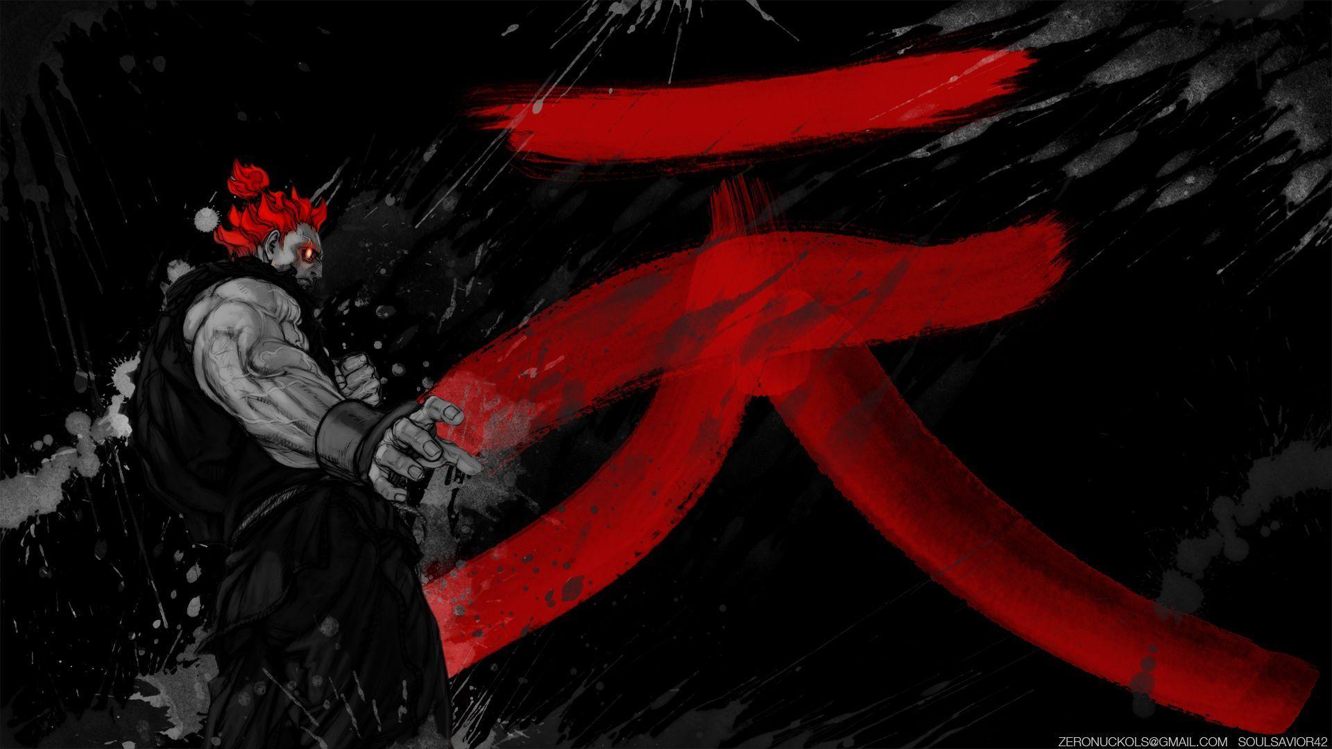 Street fighter, akuma, 3d art, Games, HD wallpaper