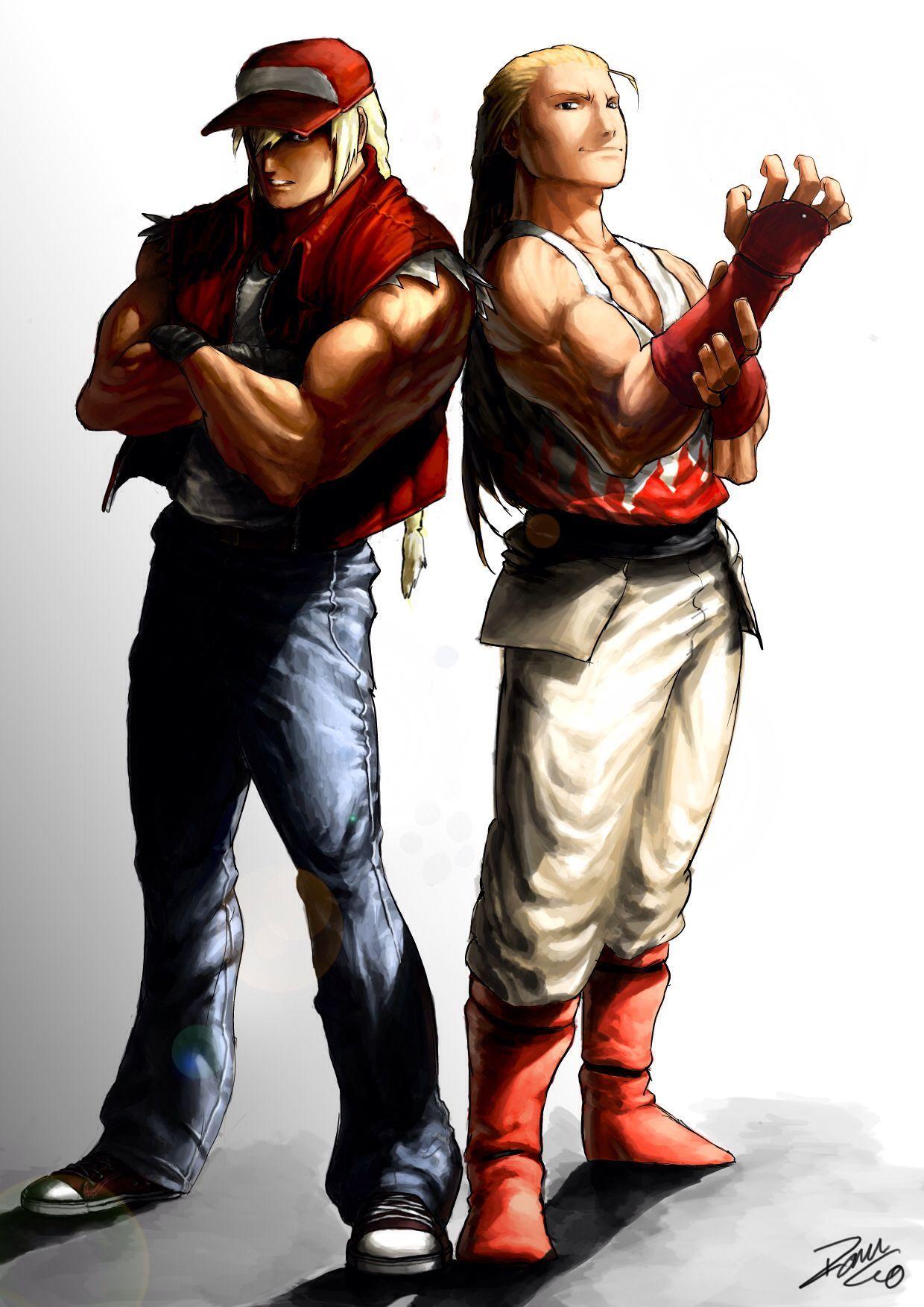 Terry & Andy Bogard Fatal Fury. Fighting Game shit