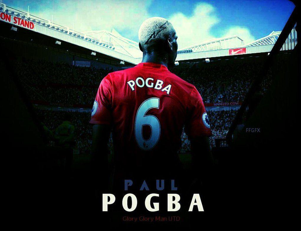 Paul Pogba. Manchester United. HD Wallpaper