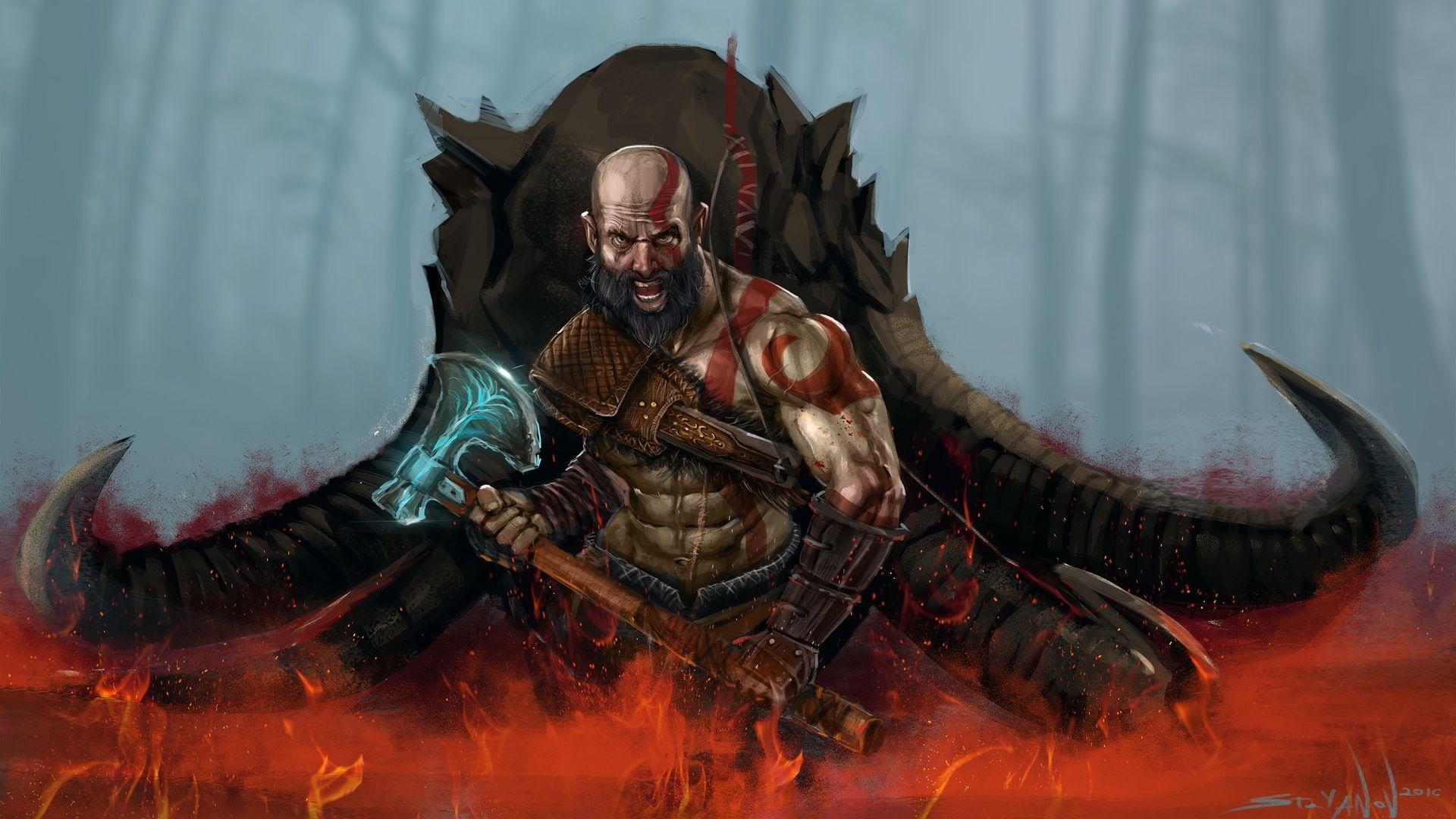 Kratos God of War 4 Wallpaper